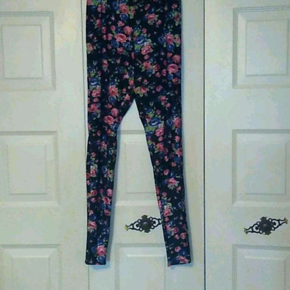 Floral leggings